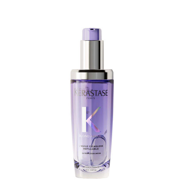 Kérastase Blond Absolu - L'Huile Cicagloss Rechargeable - Recharge avec Bouteille